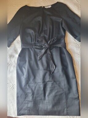 Givenchy Black Tie-Waist Sheath Dress - Women